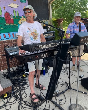 photo of Chris B and Jim K at Pelican Post